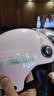 野马（YEMA）3C认证359S电动摩托车头盔男女夏季轻便式半盔电瓶车安全帽 四季通用 樱桃粉配透明长镜 实拍图