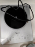 美的（Midea）【升级款】铂钻家用电磁炉2200W火锅炉大功率炒菜烧水一体面板超薄 MC-E22B20 实拍图
