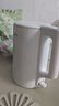 美的（Midea）电热水壶家用烧水壶泡茶0涂层食品级304不锈钢自动断电双层防烫全钢无缝1.5L大容量 MK-HJ1566 实拍图