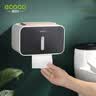 ecoco卫生间厕纸盒高级感壁挂式卫生间墙上置物架浴室收纳神器卷纸盒黑 实拍图