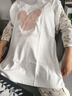 十月结晶孕妇T恤夏季短袖薄款宽松大码中长款纯棉短袖L码时尚百搭白色L码 实拍图