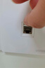 绿联超六类网络模块 CAT6A万兆免打带屏蔽模块 RJ45水晶头母座电脑网线插座面板50U镀金连接头 35997 实拍图