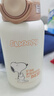史努比（SNOOPY）儿童保温杯带吸管直饮男女小学生316不锈钢喝水杯子双盖壶500ml咖 实拍图
