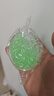 【洗头神器 京东物流】洗头刷按摩刷洗头发洗发头皮梳子硅胶 水晶洗头绿色1个 实拍图
