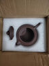 宜兴正品原矿紫砂壶真品纯手工名家用西施壶泡茶壶大容量茶具套装 光素款-升级卡盖 460ml 单壶+绳垫+证书 实拍图