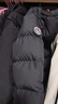 保姆鹅  【风墙】儿童羽绒服宝宝中长款护脸加厚外套保暖童装[NG2664] 炭黑 130 实拍图