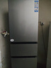 海尔（Haier）「真省电」217L三门家用小户型冰箱抗菌净味一级能效风冷无霜星辉银BCD-217WGHC3E9S9国家补贴 实拍图