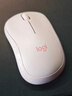 罗技（Logitech）M221 轻音鼠标 无线鼠标 办公鼠标 对称鼠标 带无线微型接收器 米白色 实拍图