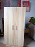 器公子 阳台鞋柜储物柜木质客厅简易家用阳台入户门口多层大容量收纳柜 长60高120【2门6层】浅胡桃色 实拍图