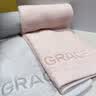 洁丽雅（Grace）A类浴巾吸水速干成人大浴巾男女通用 80*150cm 430G 象牙白运动 实拍图