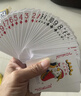 AAA掼蛋扑克牌 AAA游戏娱乐纸牌 蓝芯纸布纹宽牌 2208蓝色10副装 实拍图