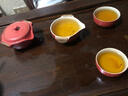 陆宝一壶两杯户外旅行茶具带便携包快客杯泡茶壶茶杯喜从天降开门见福 喜从天降（红色）XCTJ001RD 1壶 1公道杯 2杯子 1便携袋 实拍图