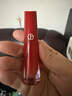 阿玛尼红管水唇纱唇釉#560春色桃花粉 4ml +OM泥膜套装口红礼物唇蜜送礼 实拍图