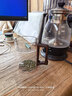办公室绿茶玻璃杯个人专用月牙杯高端一体式过滤泡茶杯茶水分离杯 【透明】绿茶杯400ml1只 实拍图