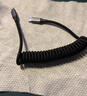 绿联车载弹簧伸缩充电线PD100W双头Type-C数据线CarPlay适用华为荣耀超级快充小米苹果17/16/15平板 实拍图