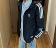 adidas经典三条纹运动连帽夹克外套男女春季阿迪达斯三叶草 黑色   L 实拍图