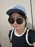 CinvaiKrose小c&k太阳镜女士夏季2026新款大框墨镜女生防晒户外开车旅行眼镜 亮黑色Black【眼镜盒三件套】 实拍图