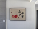 柳莺花燕免打孔电表箱装饰画现代简约客厅餐厅挂画电闸箱配电箱遮挡壁画 喜乐平安 80X60遮挡70X50 液压款 实拍图