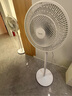 美的（Midea）【品质推荐】七叶轻音柔风电风扇/家用省电落地扇/台式电扇/广角摇头节能宿舍小型风扇 SAE35CA 实拍图