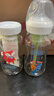布朗博士防胀气奶瓶套装新生儿专用(0-3月玻璃150ml+3-6月玻璃270ml)萌兔 实拍图