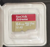 闪迪（SanDisk）64GB TF（MicroSD）内存卡 A1 U1 C10 至尊高速移动版存储卡 读速140MB/s 手机平板游戏机内存卡 实拍图