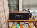 秉瑞复古hifi发烧级黑胶纯CD播放一体机音响车载光盘专辑播放器家用唱片碟机蓝牙音箱台式高音质FM收音 棕木纹 60瓦-带蓝牙遥控 实拍图