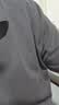 京东京造长袖t恤纯棉重磅圆领男士打底衫男卫衣秋季服饰 卡其灰 L 实拍图