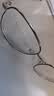 依视路（ESSILOR） 新款商务男镜架时尚镜框女配依视路镜片近视定制眼镜网上配镜 金属-全框-2025GD-金色 镜框+依视路A4防蓝光1.60现片 实拍图