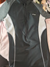 李宁（LI-NING）泳衣女专业连体五分游泳衣高弹抗氯训练泳装7541黑白L 实拍图