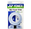 尤尼克斯（YONEX）羽毛球拍手胶吸汗带yy超薄吸汗透气防滑平龙骨粘性柄皮 994CR冰蓝 四条装印花平胶 实拍图