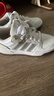 adidas ENTRAP美式校园风运动少年感复古篮球风板鞋男女阿迪达斯   白色/暗银金属/树脂黄   36.5 实拍图