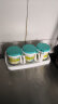 茶花（CHAHUA） 玻璃调料罐调味盒油壶套装厨房带架子糖盐味精罐 3件套【蓝色】 实拍图