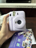 富士（FUJIFILM）instax  mini12 一次成像 立拍立得相机 mini12 鸢尾紫 套餐一（官方标配+白边相纸10张） 实拍图