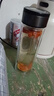 【京东物流配送】高硼硅双层玻璃杯大容量泡茶杯水杯子茶水分离杯 【双层加厚】茶杯350ml1只 实拍图
