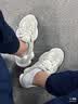 阿迪达斯Yeezy500白天使青少年学生休闲鞋 送女友礼物ID5114 36 实拍图