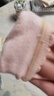全棉时代儿童袜子7A抗菌婴幼儿宝宝纯棉中筒袜 紫粉白 18-20cm 实拍图