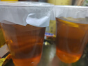 拜杰奶茶杯一次性杯子饮品杯食品级咖啡杯带盖带吸管+贴纸 500ML*10套 实拍图
