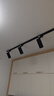 佼佼者（JIAOJIAOZHE）轨道射灯LED导轨式cob聚光背景墙商用明装30W 4000K中性光 黑色 实拍图