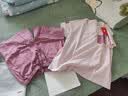 京东京造纯棉睡衣女短袖套装10A抗菌26春上新情侣家居服粉色XL 实拍图