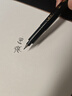 得力(deli)黑色极细纤秀笔秀丽笔毛笔练字笔 软笔签名学生成人书法练习笔开学礼物12支/盒 开学文具 实拍图