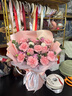 馨仪鲜花速递玫瑰向日葵康乃馨花束生日礼物全国同城配送 康乃馨玫瑰混搭花束 实拍图