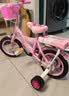 鑫旺彤自行车儿童3-6-10岁单车男女童轻便脚踏车辅助轮5岁女孩车公主车 粉色【加宽加大坦克轮】 16寸 适合身高105-125cm 实拍图