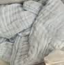 全棉时代婴儿浴巾6层水洗纱布浴巾 宝宝纯棉毛巾礼盒 蓝色95*95cm 实拍图