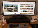 AOC34英寸WQHD 240Hz 快速液晶1ms HDR400 出厂校色 1500R曲面带鱼屏 游戏电竞显示器宙斯盾 CU34G4Z 实拍图
