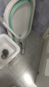 妙洁胶棉拖把27cm杆长122共1头滚轮式懒人家用一拖净免手洗海绵吸水 实拍图
