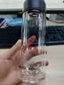 富光 男女士双层玻璃杯 水杯 支持团购定制 304杯子泡茶杯400ML黑 实拍图