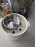 小熊（Bear）煮蛋器 蒸蛋器 温泉蛋机 智能预约定时自动断电 煮鸡蛋神器溏心蛋茶叶蛋 早餐一体机 双层 【蛋架+蒸笼+304蒸碗】ZDQ-F12K8 实拍图