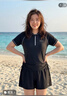 李宁泳衣女款胖mm200斤遮肚显瘦2026新款加肥分体女士保守加大码泳装 晒单实拍图