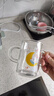 富光 玻璃杯家用儿童牛奶杯子带刻度耐热吸管水杯喝奶杯微波炉可加热 实拍图