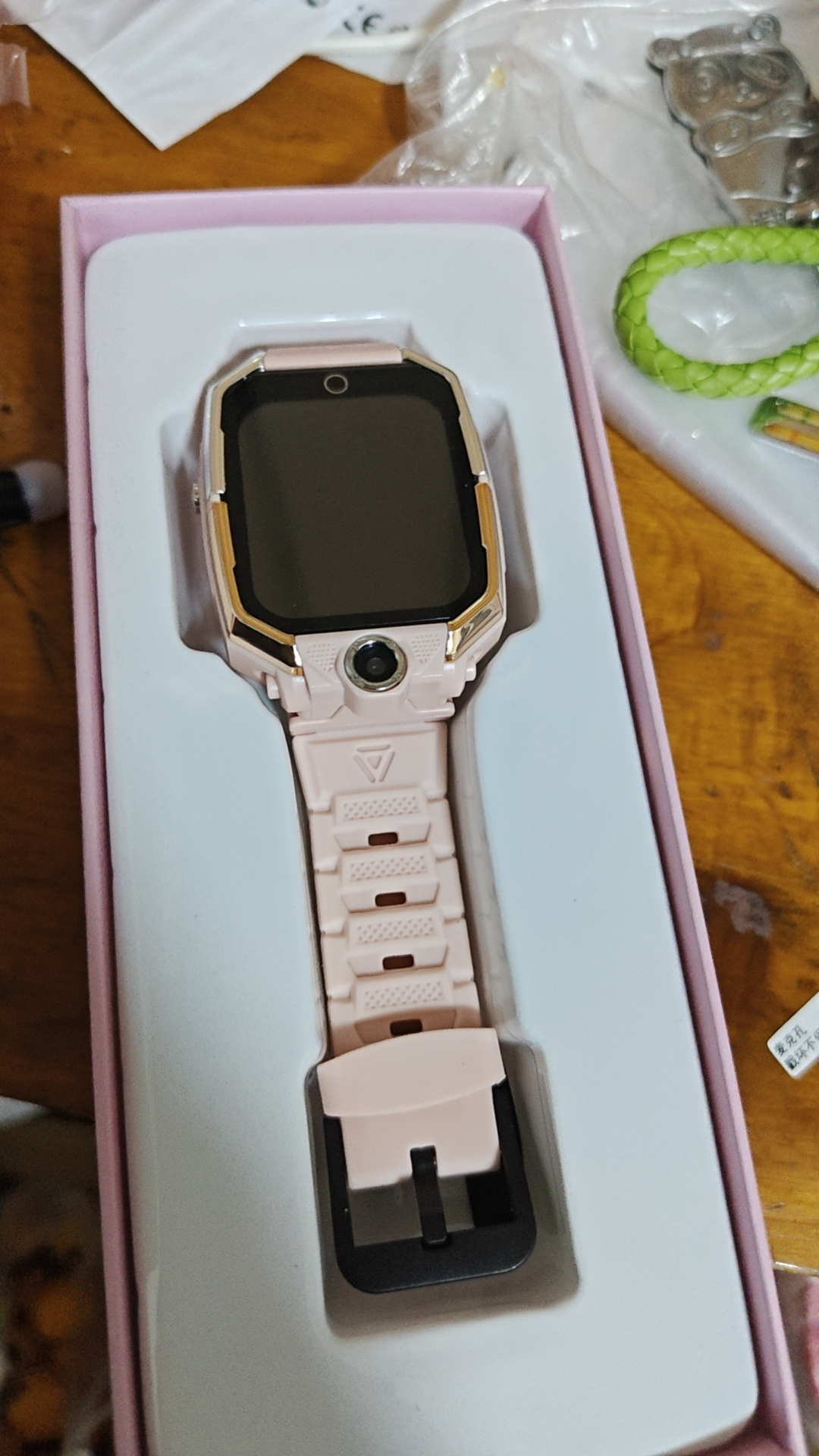 小天才酷盖儿童电话表手智能5G全网通z10防水3-16岁电话儿童表手Z6pro表手 【日出粉】十二核/128G+上课禁用 实拍图